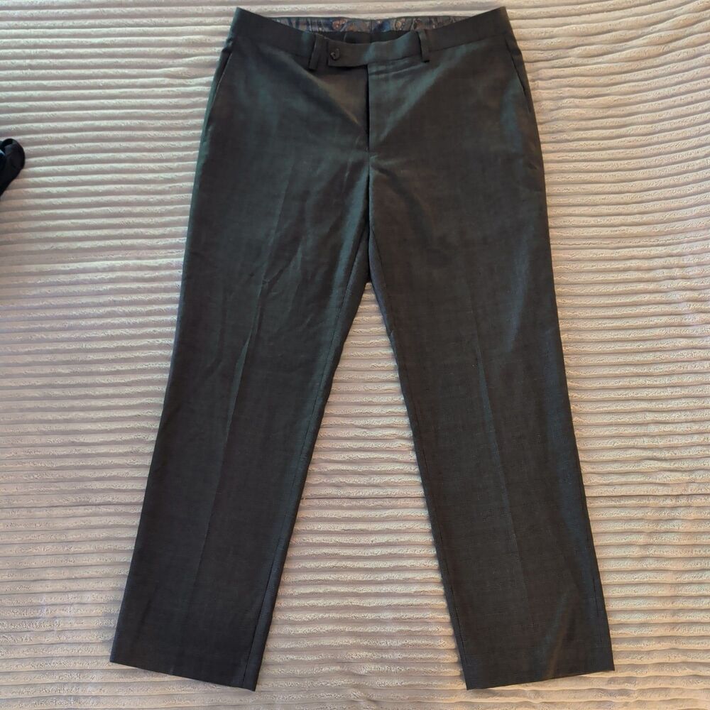 Lauren Ralph Lauren Pants Mens 34x30 Gray Dress Pant Classic Fit